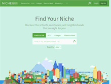 Tablet Screenshot of niche.com